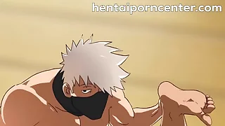 Straight ninja men dared to have anal sex with each other&excl; - Kakashi X Asuma